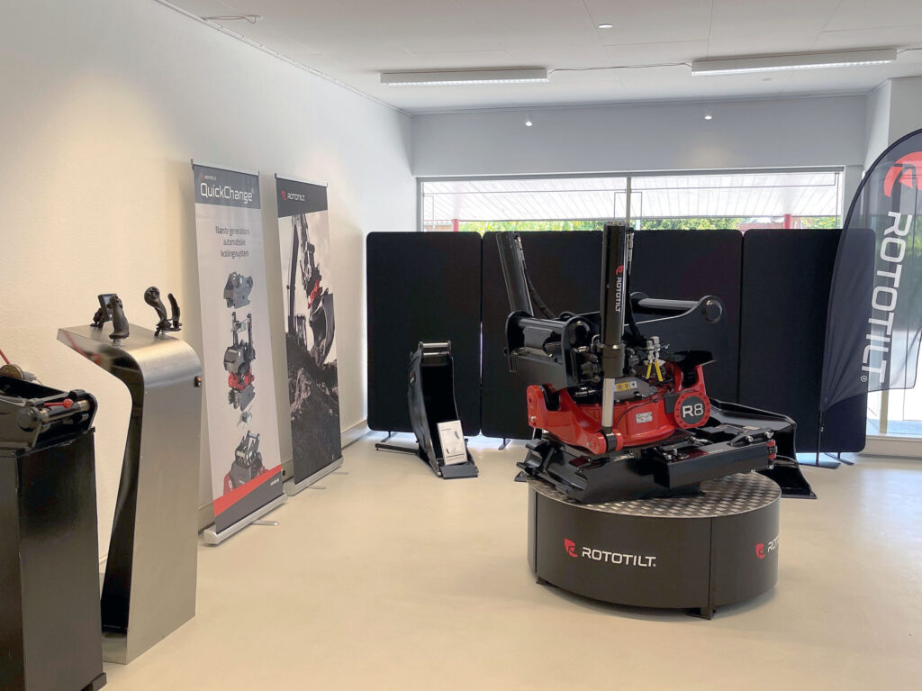 Rototilt showroom i Årslev